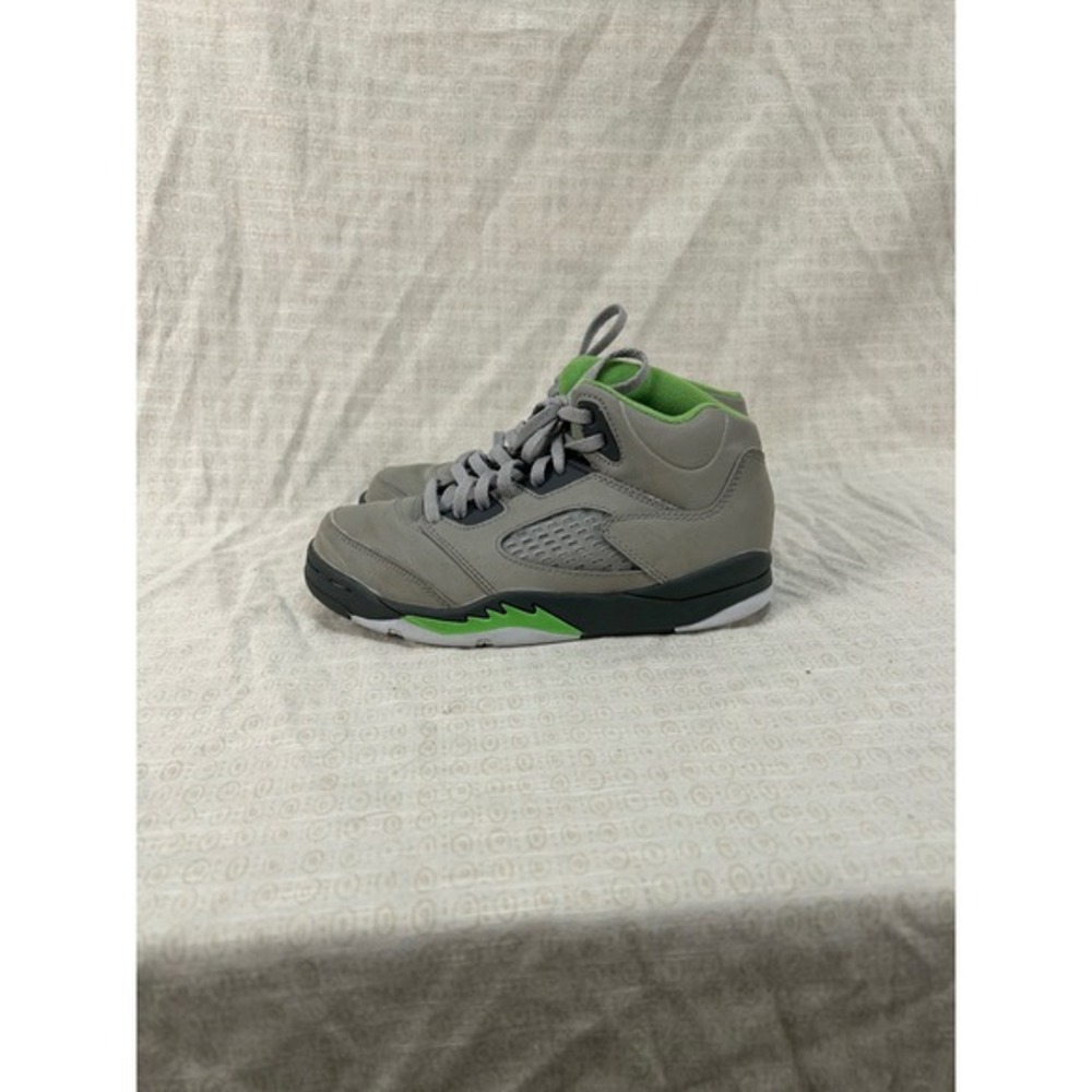 Jordan 5 Retro Green Bean Silver Flint Grey Sneakers Youth Size 4-8 #2030